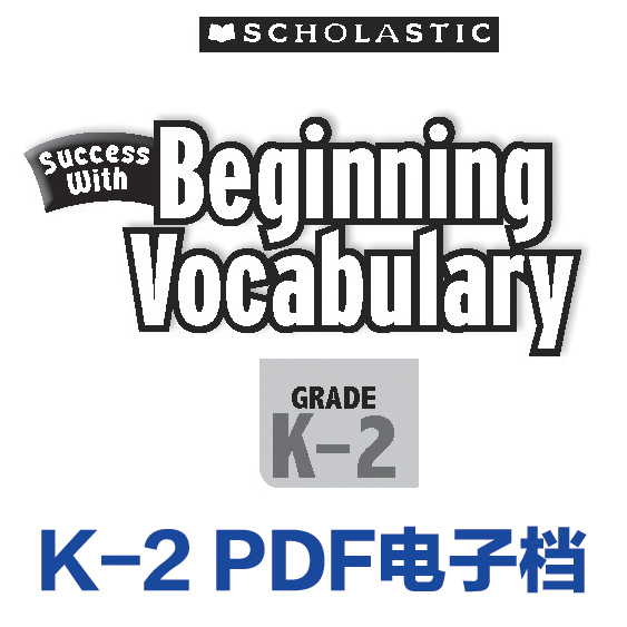 Scholastic Success with Beginning Vocabulary GK-2 ϰ